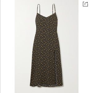 Reformation Crimini Floral-print Crepe Midi Dress